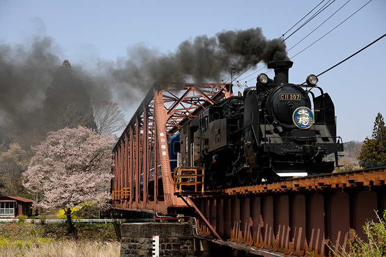 東武日光線・鬼怒川線を走る「SL大樹」（提供：東武鉄道）